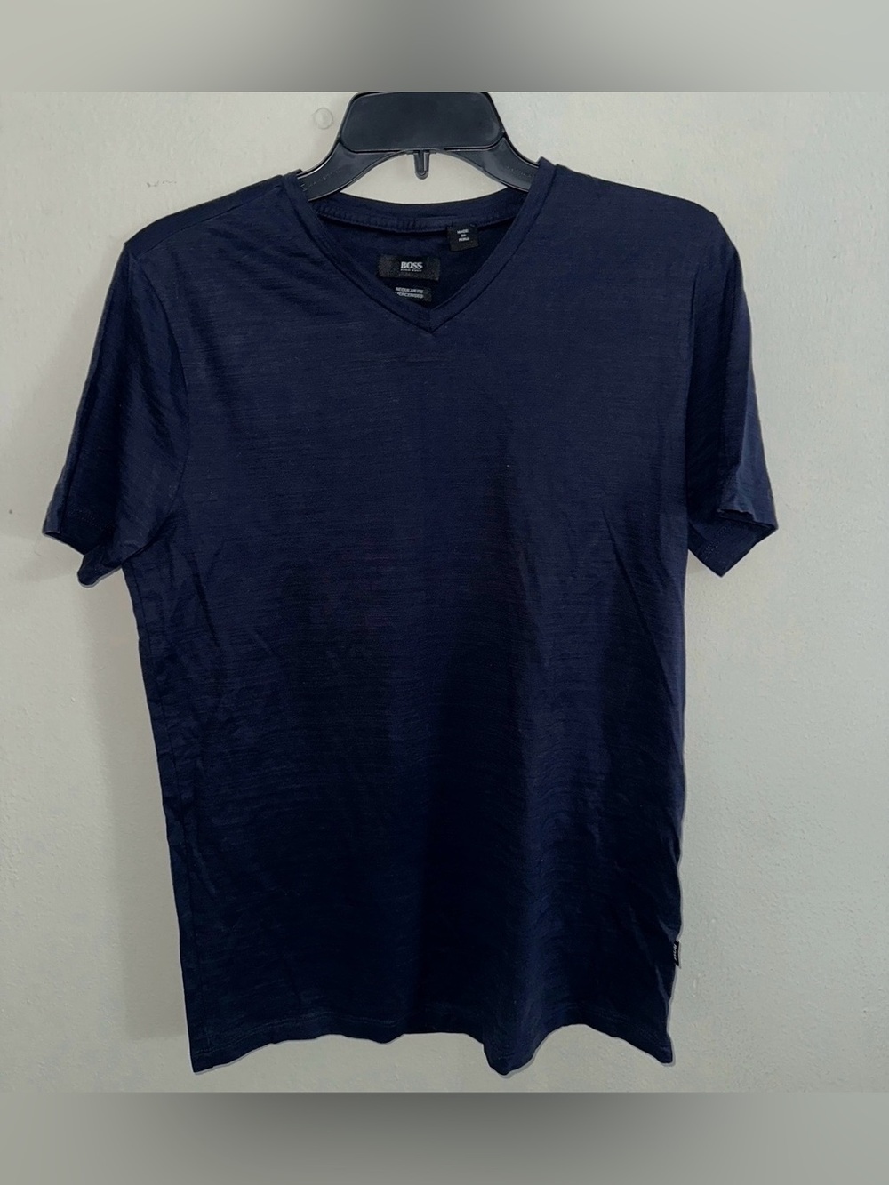 Hugo Boss Blue V-Neck Shirt